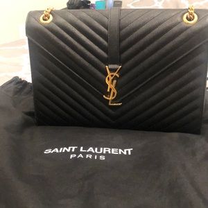 YSL BO Monogramme Large 2016 black